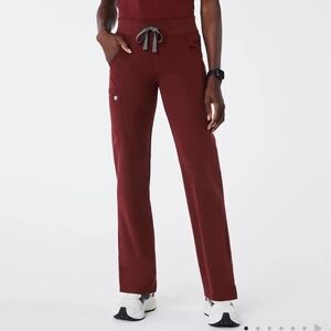 Figs Burgundy Kade Scrub Pants